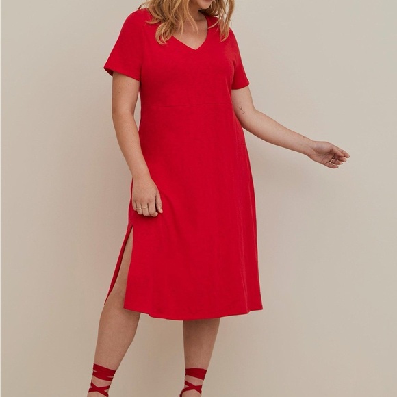 torrid Dresses & Skirts - Torrid Cotton Midi Dress. Size 4